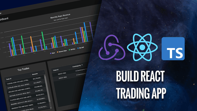 react trading app